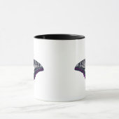 Asexual Flag Frack Butterfly Tasse (Zentrum)