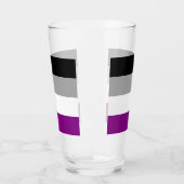 Asexual Flag Glas Cup (Links)