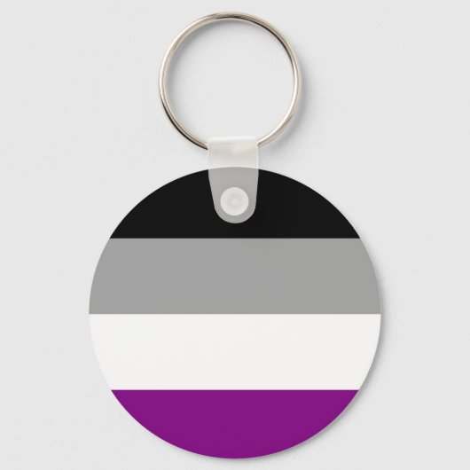 Asexual Flag Key Chain Schlüsselanhänger (Vorderseite)