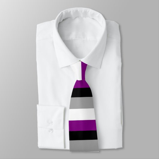 Asexual Flag Krawatte (Gebunden)