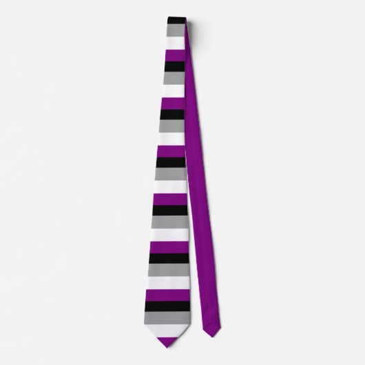 Asexual Flag Krawatte (Vorderseite)