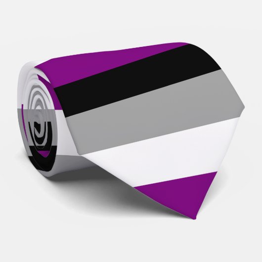 Asexual Flag Krawatte (Gerollt)
