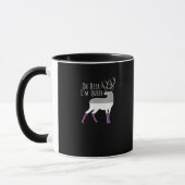 Asexual Flag Oh Deer Queer Pride Funny LGBT Design Tasse (Links)