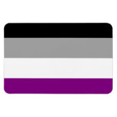 ASEXUAL FLAG ORIGINAL -.pnng Magnet (Horizontal)
