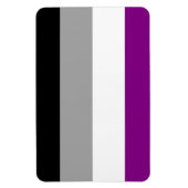 ASEXUAL FLAG ORIGINAL -.pnng Magnet (Vertikal)
