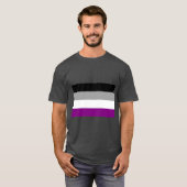 Asexual Flag T-Shirt (Vorne ganz)
