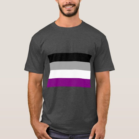 Asexual Flag T-Shirt (Vorderseite)