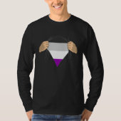 Asexual Flag T-Shirt (Vorderseite)