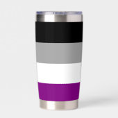 Asexual Flag Thermobecher (Rückseite)