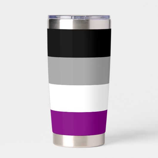 Asexual Flag Thermobecher (Rückseite)