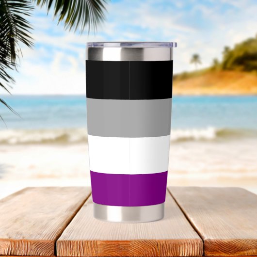 Asexual Flag Thermobecher (Strand)