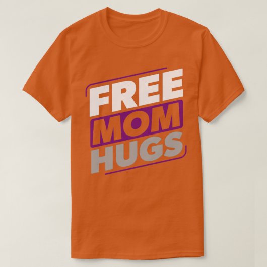 Asexual Free Mama Hugs Ace Asexuality LGBTIA T-Shirt (Design vorne)