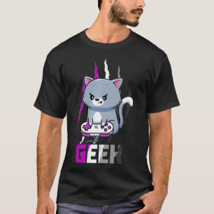 Asexual Geek Nerd Pride Lgbt Video Game Lovers Gif T-Shirt