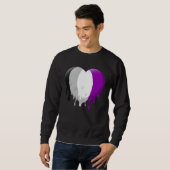 Asexual Heart Sweatshirt (Vorne ganz)