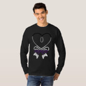 Asexual Lgbt Q Ace Pride Video Gam Controller T-Shirt (Vorne ganz)
