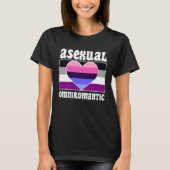 Asexual Omniromantic Pride Flag Cute Ace Aestheti T-Shirt (Vorderseite)