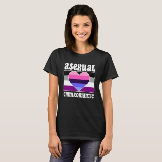 Asexual Omniromantic Pride Flag Niedlich Ace Aesth T-Shirt (Vorne ganz)