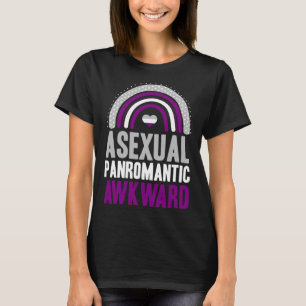 Asexual Panromantic Awkward Asexual Prix Bohemisch T-Shirt