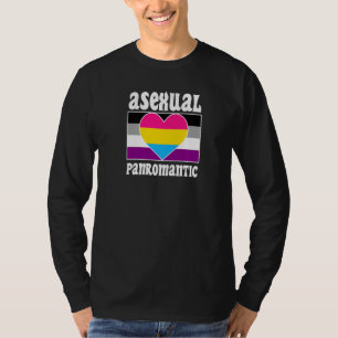 Asexual Panromantic Prilag Flag Niedliche Ace Ästh T-Shirt