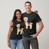 Asexual Pride Cool Llama mit Ace Pride T-Shirt (Unisex)