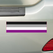 ASEXUAL PRIDE FLAG BAR AUTOAUFKLEBER (Auf Auto)