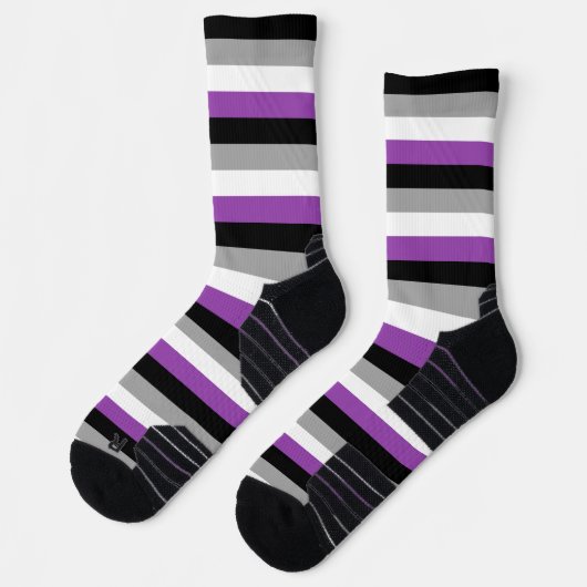 Asexual PRIDE Flag Socks Socken (Links)