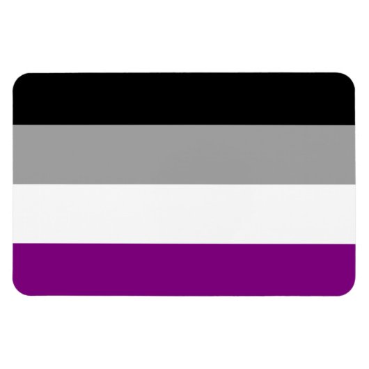 Asexual Pride Magnet (Horizontal)