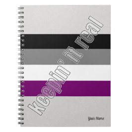 Asexual Pride Notebook Notizblock