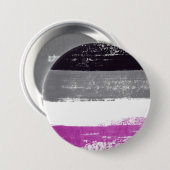 Asexual Pride Paint Button (Vorne & Hinten)