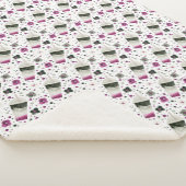 Asexual Pride Sherpa Blanket Sherpadecke (3/4)