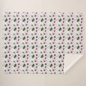 Asexual Pride Sherpa Blanket Sherpadecke (Vorderseite (Horizontal))