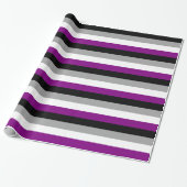 ASEXUAL PRIDE STRIPES DESIGN -.pnng Geschenkpapier (Ungerollt)