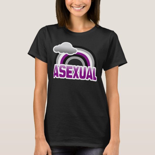 Asexual Pride T - Shirt (Vorderseite)