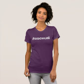 Asexual Pride T - Shirt (Vorne ganz)