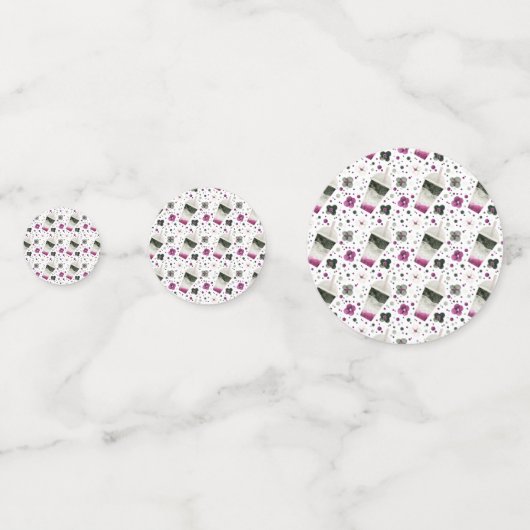 Asexual Pride Table Confetti Konfetti (Rückseiten)