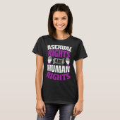 Asexual Rights Are Human Rights Protest March Ace  T-Shirt (Vorne ganz)
