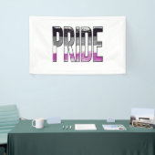 Asexual Stolz Word Banner (Messeveranstaltung)