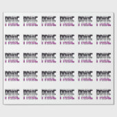 Asexual Stolz Word Geschenkpapier (Flach)