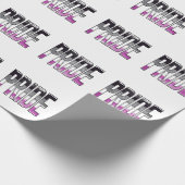 Asexual Stolz Word Geschenkpapier (Ecke)