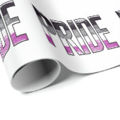 Asexual Stolz Word Geschenkpapier (Rolleneckpunkt)