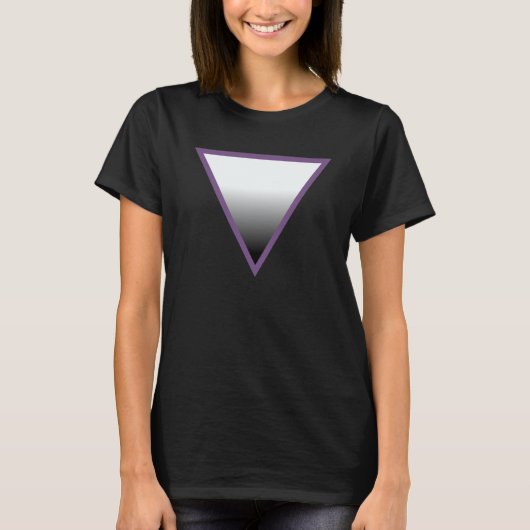 Asexual Triangle Pride T - Shirt (Vorderseite)