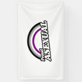 asexual und stolz banner (Vertikal)