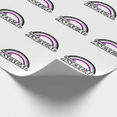 asexual und stolz geschenkpapier (Ecke)