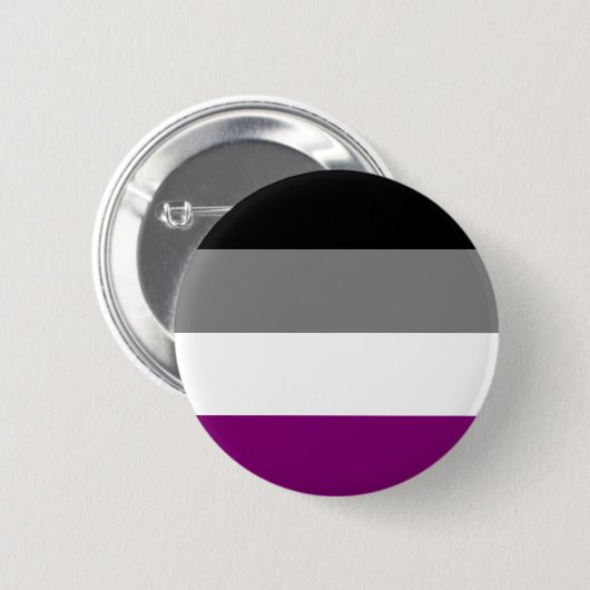 Asexuale Flagge Button (Vorne & Hinten)