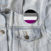 Asexuale Flagge Button (Beispiel)