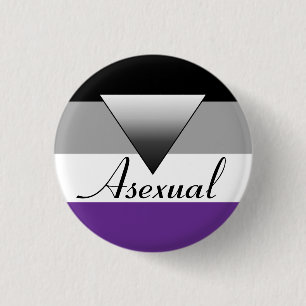 Asexuale Flagge u. Triange Abzeichen-Button Button