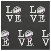 Asexuale Liebe-Stolz-Flagge Stoff (Muster)