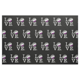 Asexuale Liebe-Stolz-Flagge Stoff