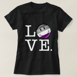 Asexuale Liebe-Stolz-Flagge T-Shirt