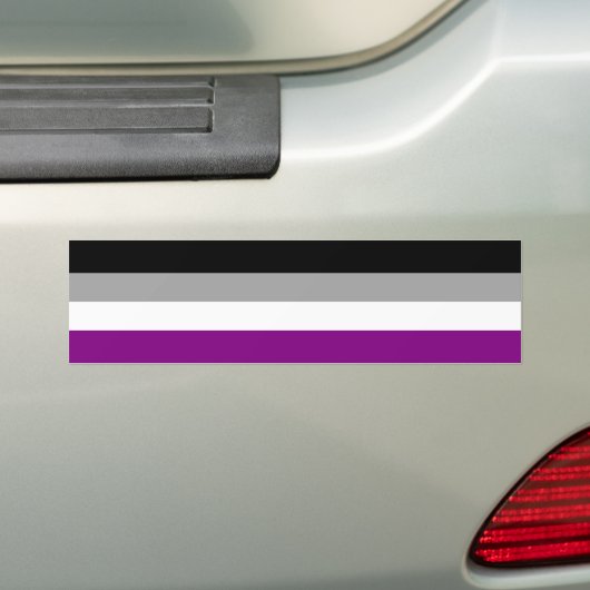 Asexuale Stolz-Flagge Autoaufkleber (Auf Auto)